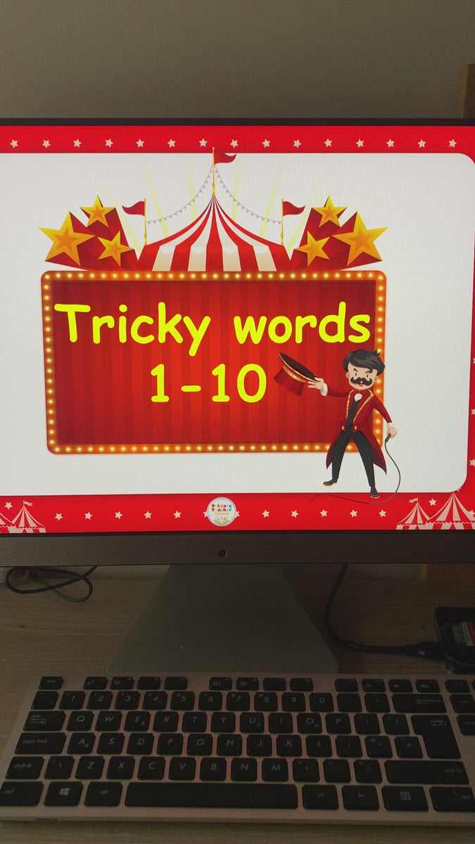 Tricky Word PowerPoint 1-60 - 6 PowerPoints – Primary Teacher Infants