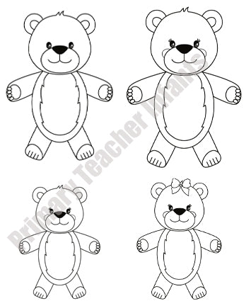 Éadaí - Listening and Drawing Worksheets using the bears – Primary ...