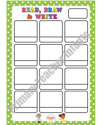 Read, Draw & Write Worksheets – Primary Teacher Infants